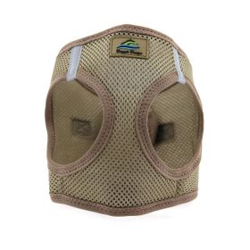 American River Solid Ultra Choke Free Dog Harness (Color: Fossil Brown, size: 2XL/3XL)