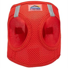 American River Solid Ultra Choke Free Dog Harness (Color: Red, size: medium)