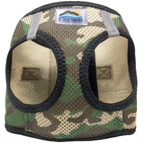 American River Choke Free Dog Harness Camouflage Collection (Color: Green Camo, size: small)